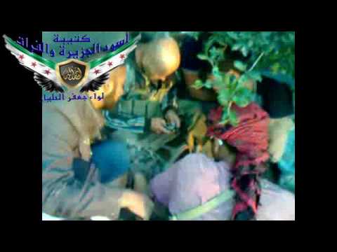 فيديو مسرب من أحد عناصر النظام أثناء حصارهم في احدى المزارع من قبل كتيبة أسود الجزيرة والفرات في ريف دير الزور