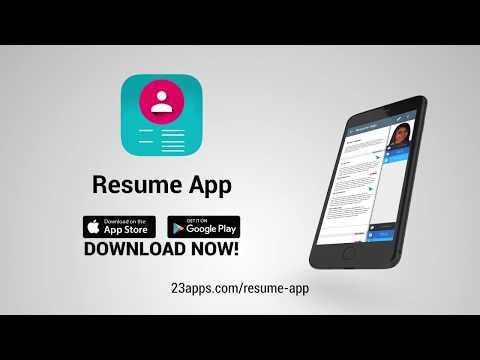 Resume App Video