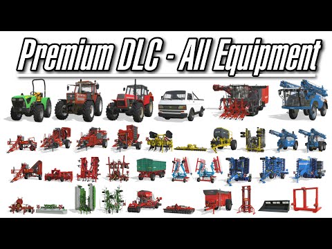 Premium DLC - All Equipment (Pics & Stats) | Farming Simulator 22