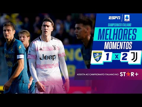 Gols e lances de Fronsinone x Juventus
