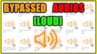 Bypassed Roblox Audio 2019 July - 