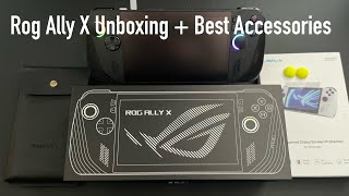 Rog Ally X Unboxing and Best Accessories List