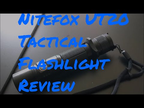 Nitefox UT20 18650 USB Charging Tactical Flashlight Review