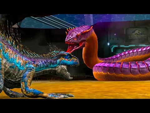 INDORAPTOR, INDORAPTOR GEN 2 VS OUROBOROS 66 -Jurassic World The Game | DINO KING 210919