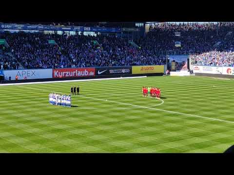 Abschied von Joachim "Strich" Streich. FC Hansa Rostock : SSV Jahn Regensburg.