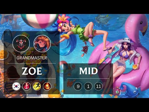 Zoe Mid vs Sylas - KR Grandmaster Patch 9.4