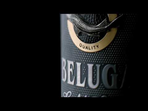 Vodka BELUGA GOLD Line - 1L - In Cutie din Piele video