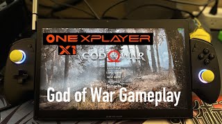 ONEXPLAYER X1 God of War Gameplay 1080p