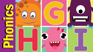 G H I Phonics Alphabet Chant for Children | English Pronunciation for Children | Fun Kids English