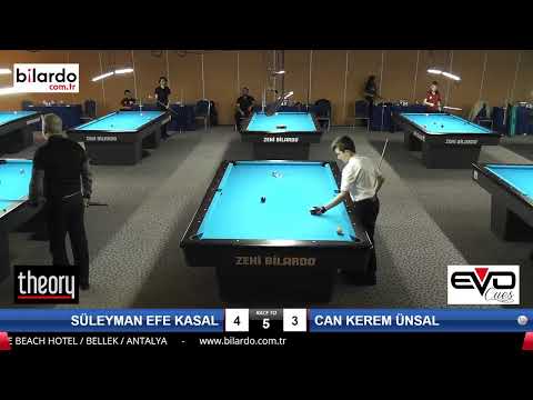 SÜLEYMAN EFE KASAL & CAN KEREM ÜNSAL Bilardo Maçı - 