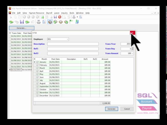 SQL Payroll