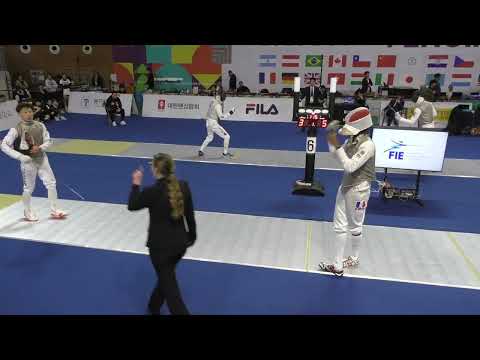 2023 140 T32 08 M F Individual Busan KOR GP 6 SAITO JPN vs LEFORT FRA