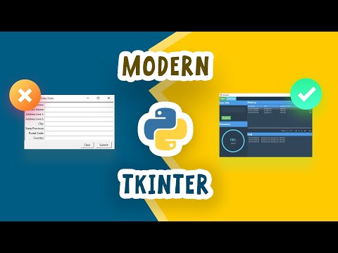 Make Tkinter Python Applications Look Modern In 10 Minutes!
