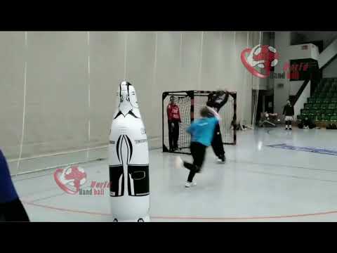 Handball Wing Player shot