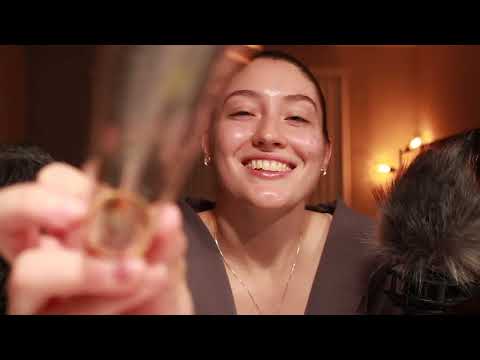 Christian ASMR - Soft Spoken + Triggers (fuzzy mic, wood tapping, glass sounds, page turning)