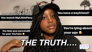Answering your assumptions & questions about me | Diamond Louv