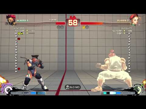 Kindevu (Cammy) vs Eita (Akuma) - AE2012 Endless Matches *720p HD*