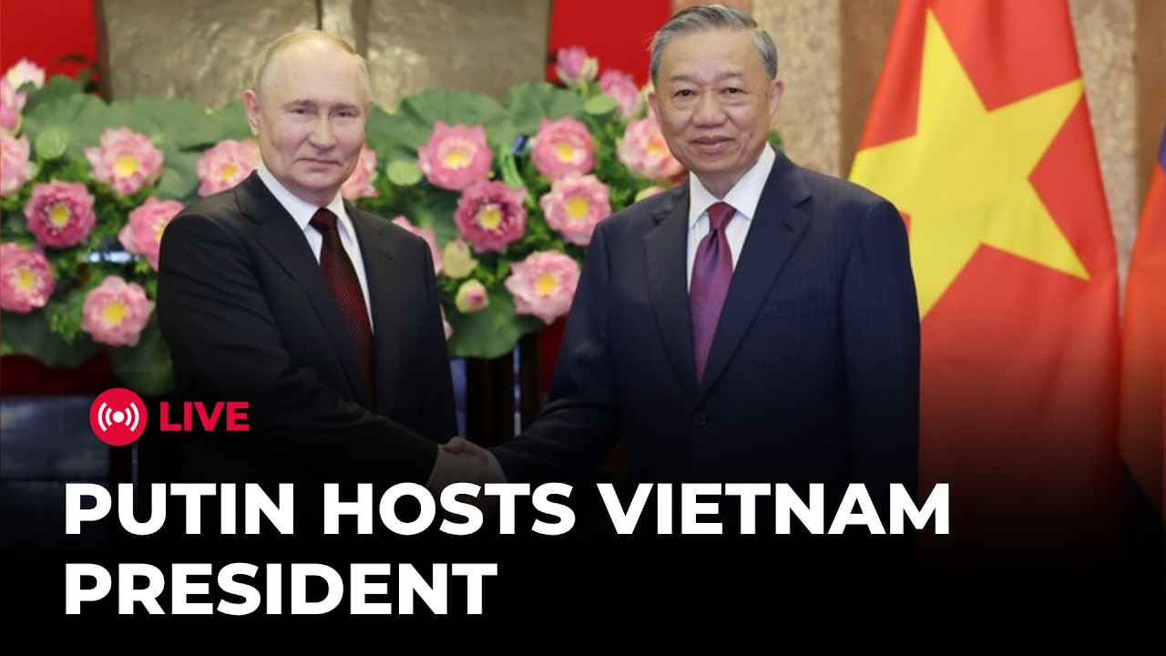LIVE: Putin Meets Vietnam’s To Lam At Kremlin | Russia-Vietnam Bilateral Ties
