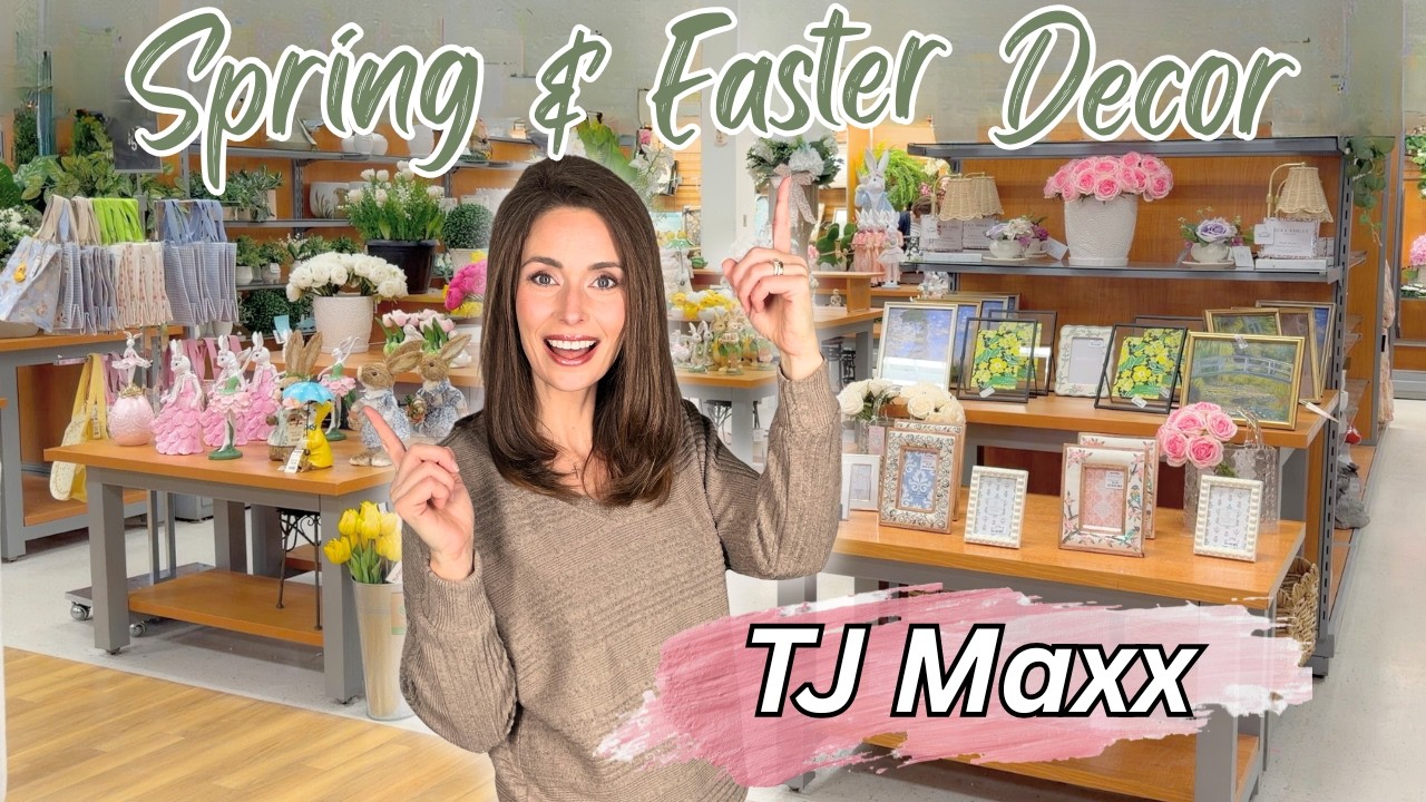 ✨New Spring & Easter Decor at TJ MAXX (So Many Cute Finds!)🌸