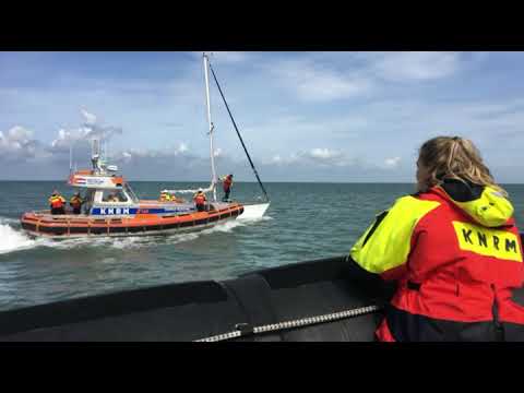 Mayday zeiljacht voor Westlandse kust