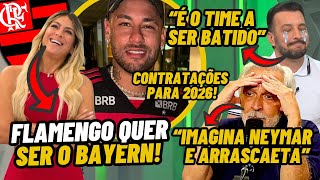 MÍDIA PAULISTA com MEDO do FLAMENGO ser o BAYERN no BRASIL! FLA VAI AO MERCADO CONTRATAR o NEYMAR?