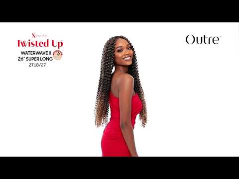 Outre X-Pression Twisted Up Crochet Braid - Waterwave II 26" Super Long