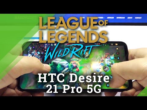 Leauge of Legends: Wild Rift Gameplay on HTC Desire 21 Pro 5G – Gaming Performance Checkup