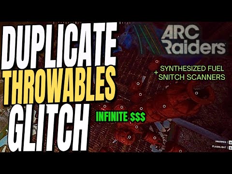 NEW ARC Raiders ITEM DUPLICATION Glitch! Throwables Items Dupe/Infinite Money & Trials XP Exploit