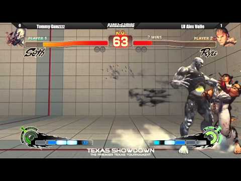 Tommy Gunz vs LU Alex Valle - Super Street Fighter IV AE 2012 (Texas Showdown)