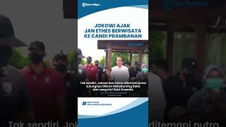 Momen Presiden Jokowi Ajak Cucunya Jan Ethes dan La Lembah Berwisata Edukasi ke Candi Prambanan