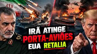 O DIA EM QUE O IRÃ ATINGIU UM PORTA AVIÕES AMERICANO!