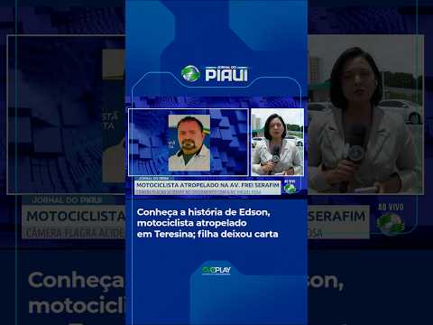 Motorista por app morre Teresina; filha de 7 anos deixa carta de despedida ao pai no velório hoje
