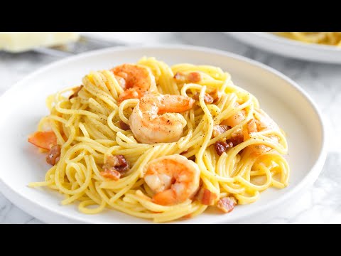 Shrimp Carbonara