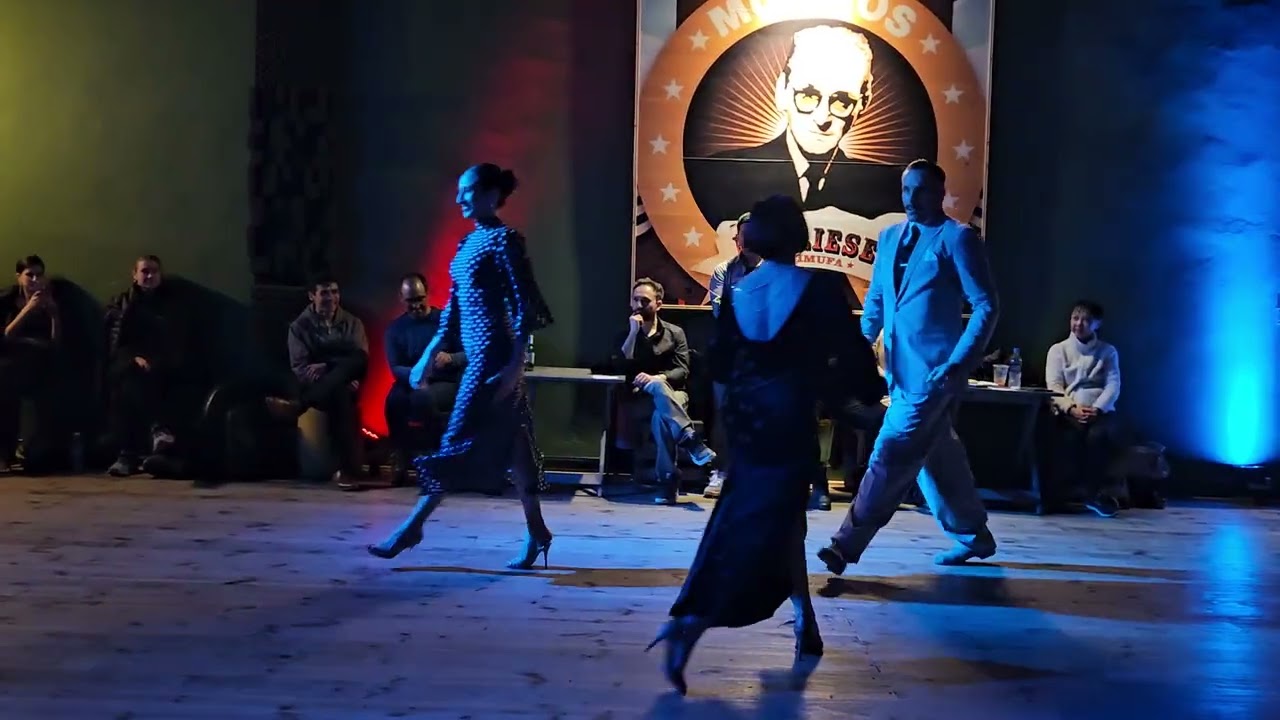 Video thumbnail for Juan Cupini, Erica Rossi, Mariana Bojanich & Sebastián Ripoll at Acércate a mi Tango Festival