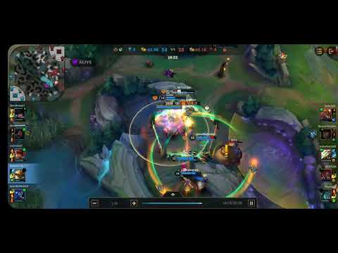 lol wild rift: rammus quadra kill, this caitlyn steal my penta