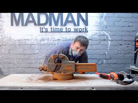 Restoration of the rusty broken vise of 1967