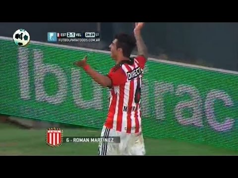 Gol Román Martínez - Estudiantes 2 Vs Vélez Sarsfield 1 - Primera División 2014