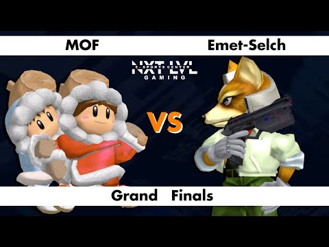 NXT LVL Gaming 8 - Grand Finals - MOF (Ice Climbers) vs Emet-Selch (Fox) - SSBM Smash Melee