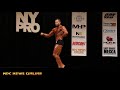 2018 IFBB NY PRO: 3rd Place Men's Classic Physique Winner David Hoffmann Posing Routine