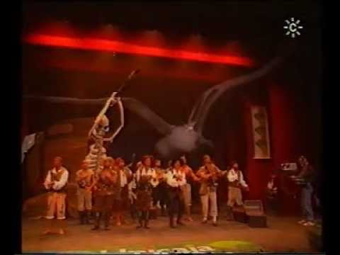 Comparsa Los Piratas. Actuacion en la Final y  Repertorio completo Carnaval 1998.