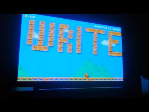 Super Mario maker. funny level