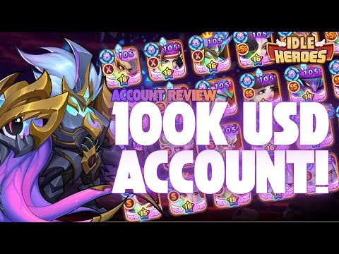 100k USD Top 10 IH Account! Every Detail about my Account revealed! - Idle Heroes