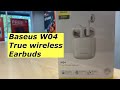 Беспроводные наушники Baseus Encok W04 White Bluetooth, True Wireless 4