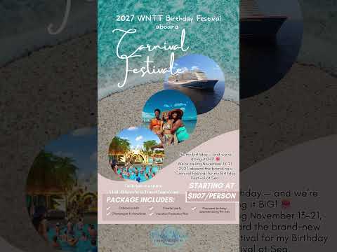 Thumbnail for Birthday Festival at Sea! | Carnival Festivale Group Cruise | $50 Holds Your Spot