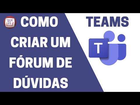 Como criar um forum de duvidas no Teams usando a ferramenta wiki