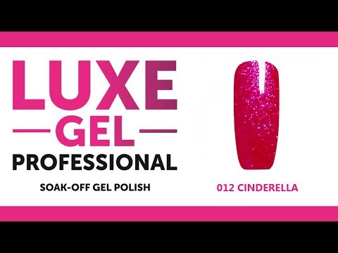 012 CINDERELLA - MAIN COLLECTION SWATCH - LUXE GEL PROFESSIONAL