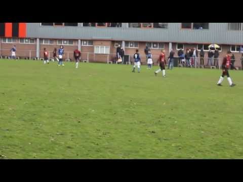 Voetbal fragment Fortius E1-DWS E1    22-02-2014   (3-2)    11 vs 11  Oefenwedstrijd