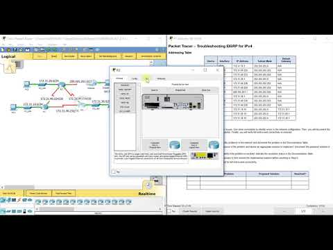PKT 7.2.3.5 - Troubleshooting EIGRP for IPv4