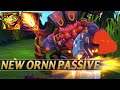 NEW ORNN PASSIVE - ALL ITEMS NOW UPGRADABLE - League of Legends