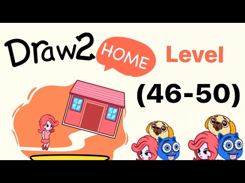 Lost Dog Puzzle: Draw to home level 46 47 48 49 50 walkthrough - YouTube
